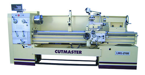 21" x 60" - 80" CUTMASTER ... LATHE 3-1/8" SPINDLE HOLE